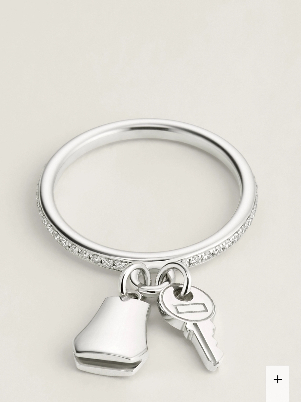 Hermes Kelly Clochette Ring